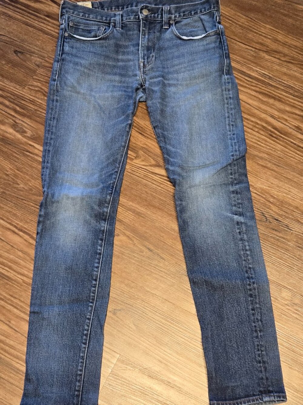J.Crew Men’s 484 Slim Jeans 32x34 Kurabo Japanese Denim Vintage Wash